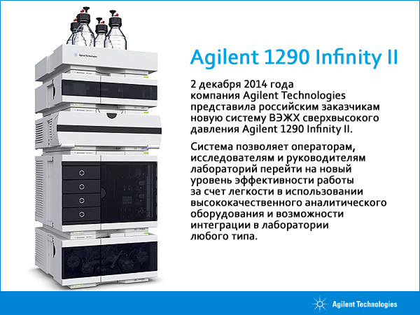 Новая система ВЭЖХ сверхвысокого давления Agilent 1290 Infinity II, Agilent Technologies 